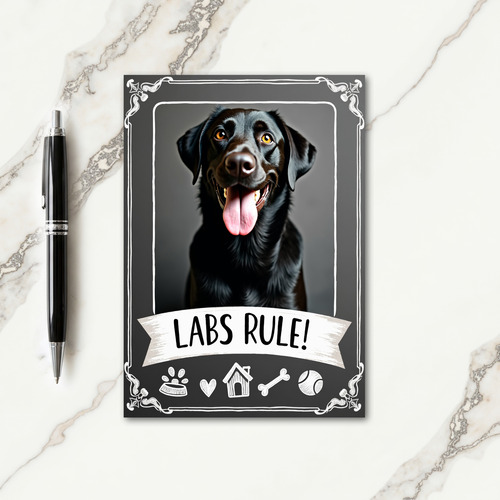 Grinning Pup Birthday Card