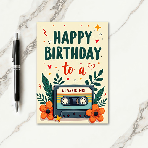 Groovy Birthday Art Card