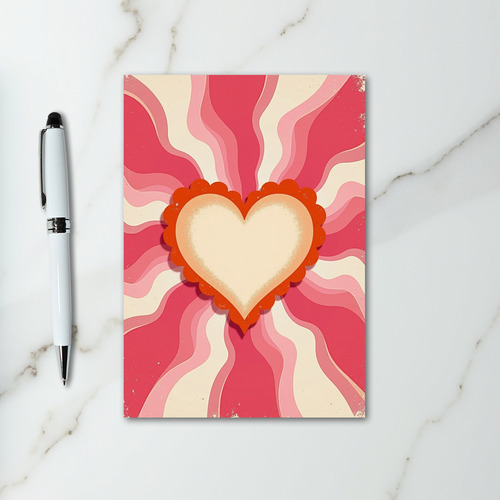 Groovy Love Greeting Card