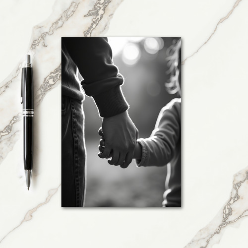 Guiding Fathers Day Grasp Card