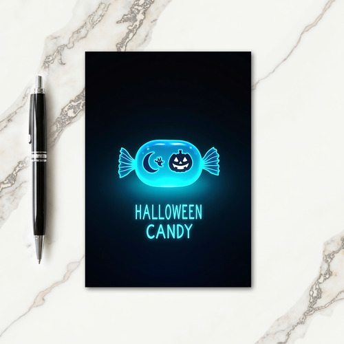 Halloween Candy Glow Card