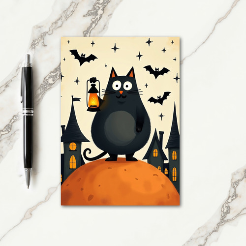 Halloween Night Lantern Card