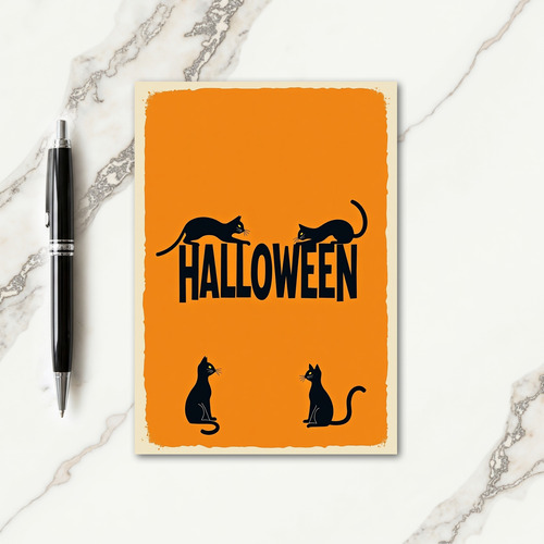 Halloween Night Prowlers Card