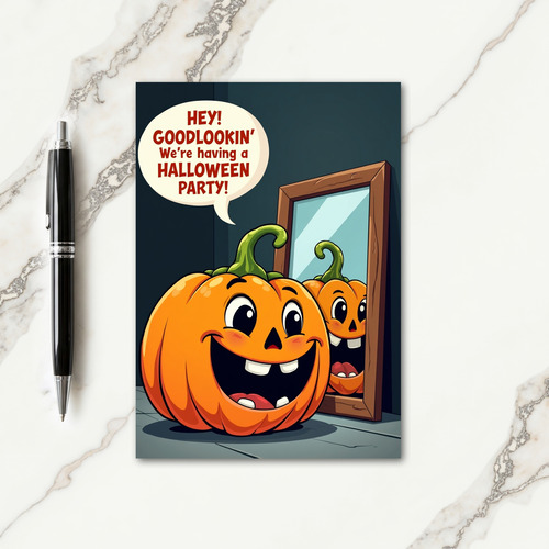 Halloween Party Invite Card