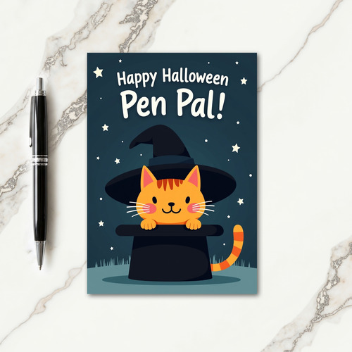 Halloween Pen Pal Greeting Card