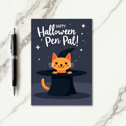 Halloween Pen Pal Night Card
