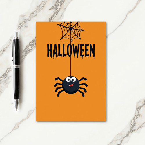 Halloween Spider Fun Card