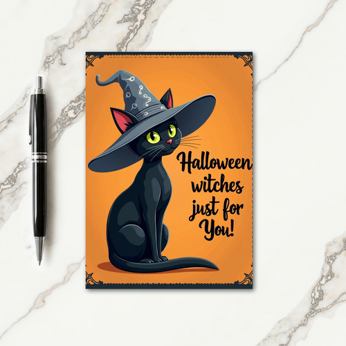 Halloween Witches Just For You Card thumbnail