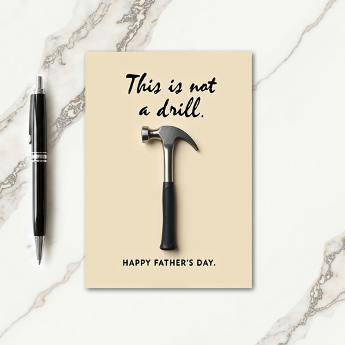 Hammer Time Fathers Day Card