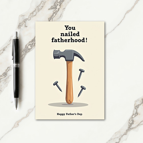 Hammer You Nailed It Card
