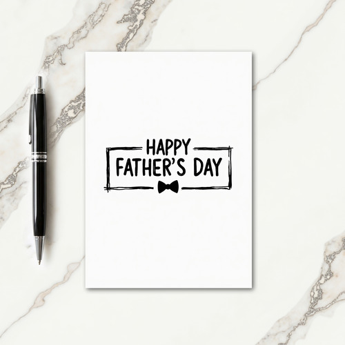 Hand Drawn Fathers Day Card
