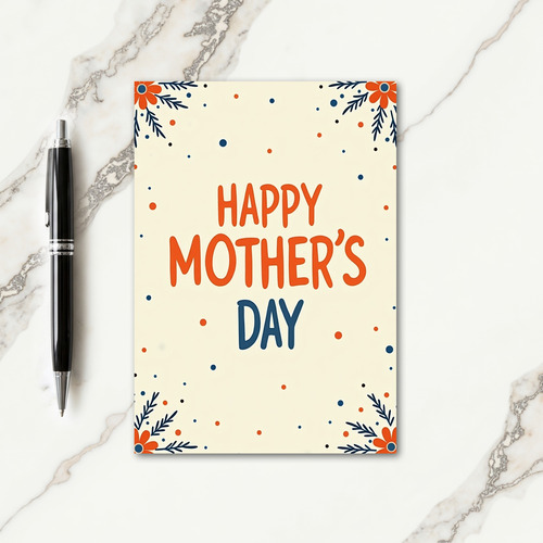 Hand Drawn Mother Day Card