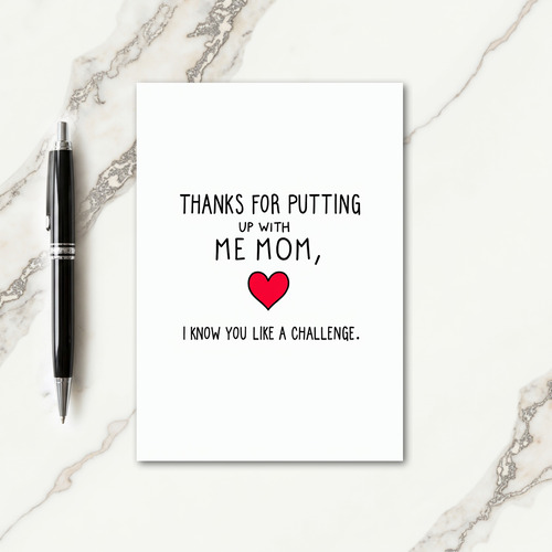 Hand Drawn Mothers Day Love Card