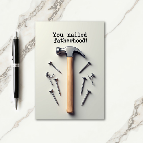Hand Tool Fathers Day Card