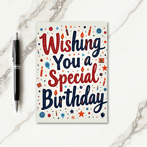 Handcrafted Birthday Card