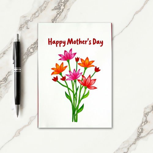 Handcrafted Mothers Day Card