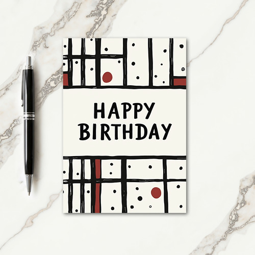 Handdrawn Birthday Card
