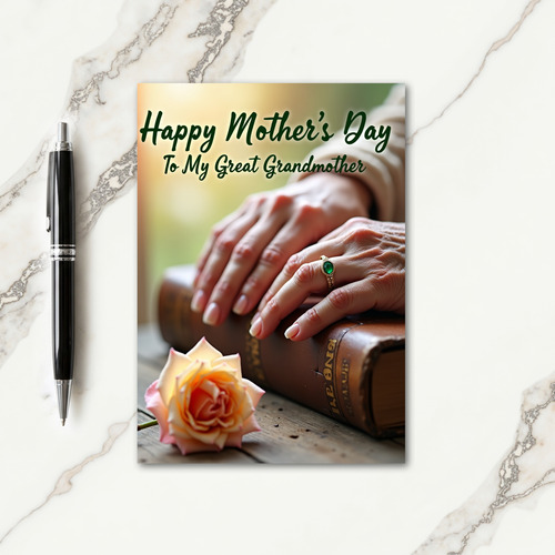 Hands Of Time Mothers Card