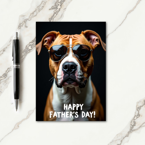 Handsome Pet Fathers Day Card