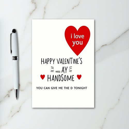 Handsome Valentines Tonight Love Card