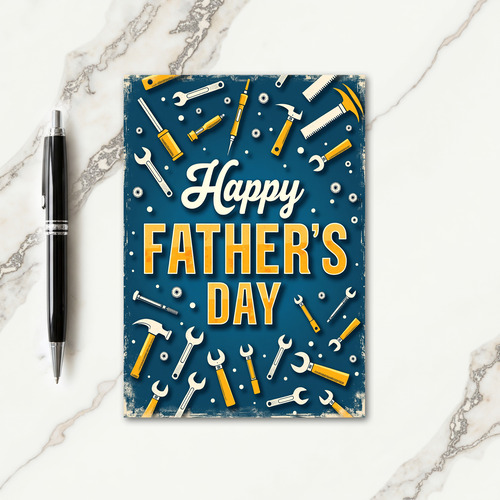 Handyman Fathers Day Tribute Card
