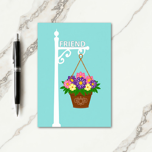 Hanging Blooms Mothers Day Card