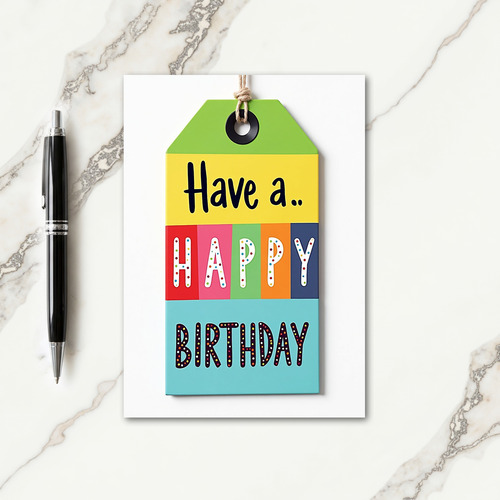 Hanging Plaque Birthday Card