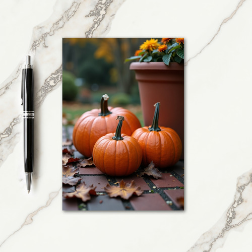 Happy Autumn Gourds Card