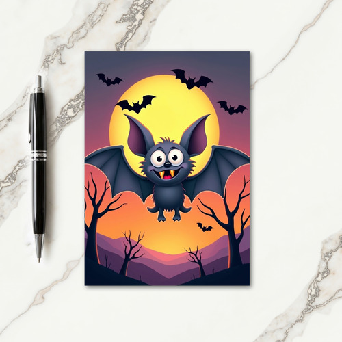 Happy Bats Halloween Card