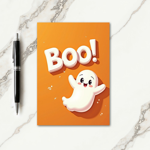 Happy Boo Celebration Card