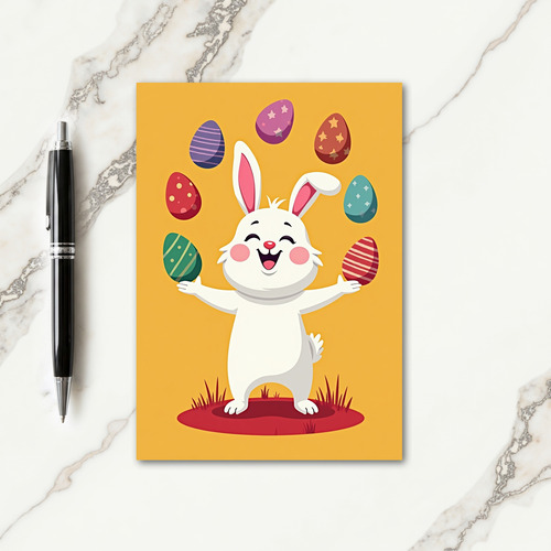 Happy Bunny Eggs Spring Card