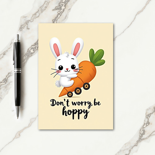 Happy Carrot Ride Friend Card