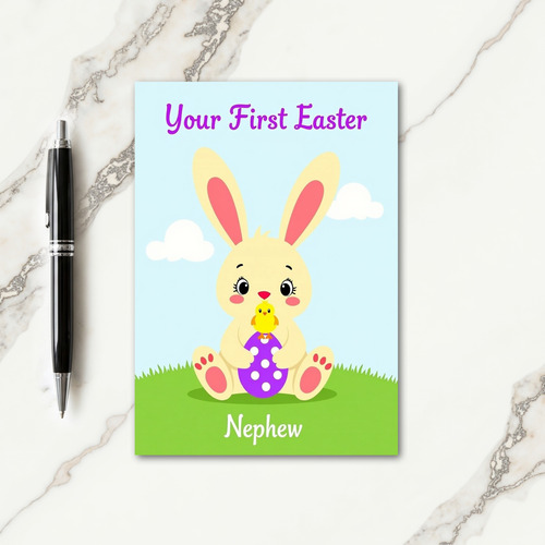 Happy Celebration Rabbit Friend Card