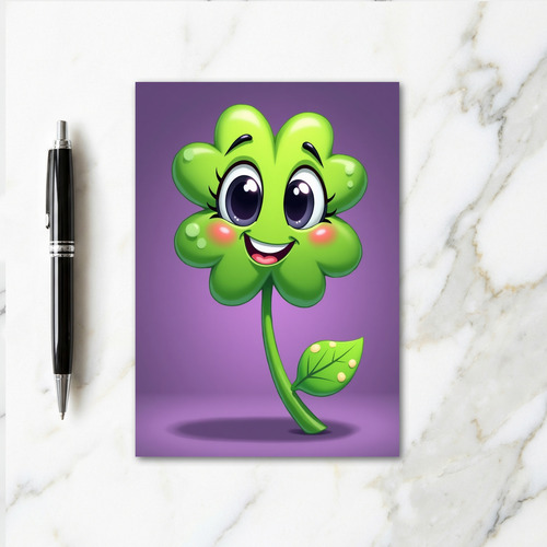 Happy Clover Art Card