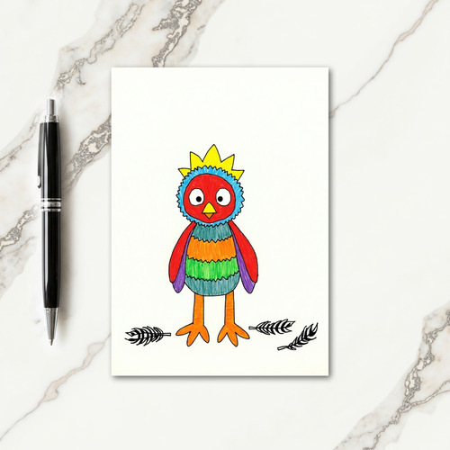 Happy Colorful Critter Card