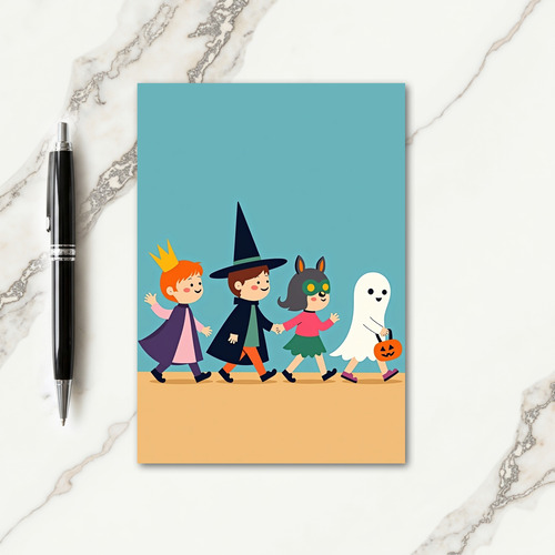 Happy Costume Parade Card