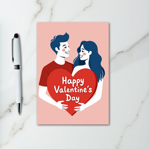 Happy Couple Valentines Day Card