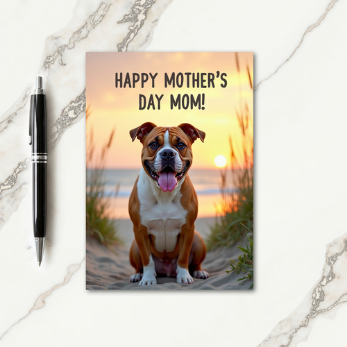 Happy Dog Mothers Day Card
