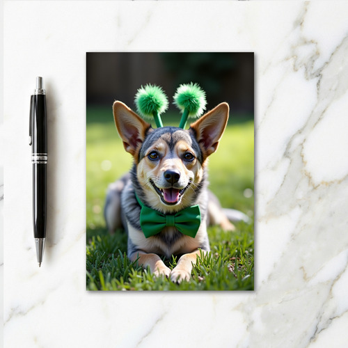 Happy Dog Portrait Card