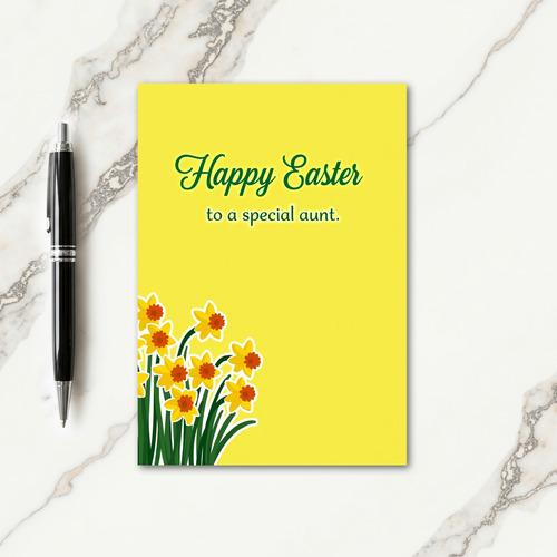 Happy Easter Aunt Greeting Card
