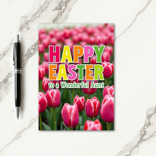Happy Easter Aunt Spring Card