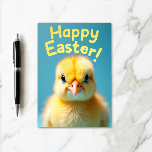 Happy Easter Baby Bird Card