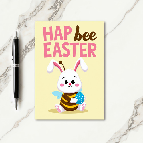 Happy Easter Bee Card