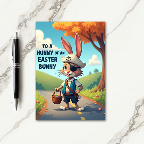 Happy Easter Bunny Adventure Card