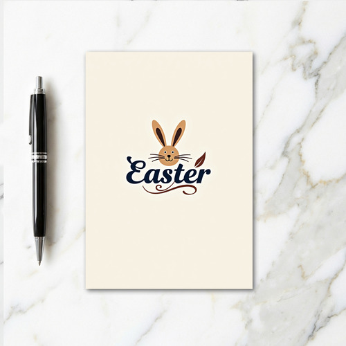 Happy Easter Bunny Art Card