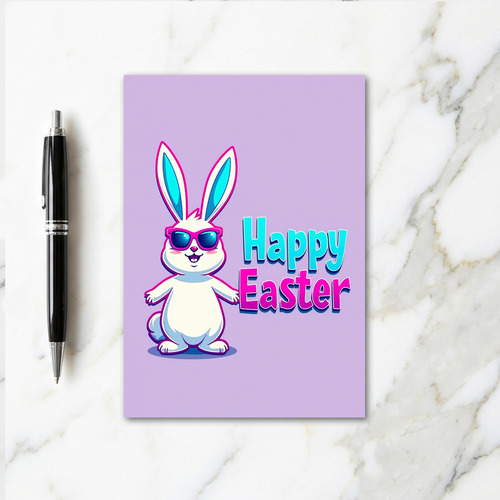 Happy Easter Bunny Friend Card