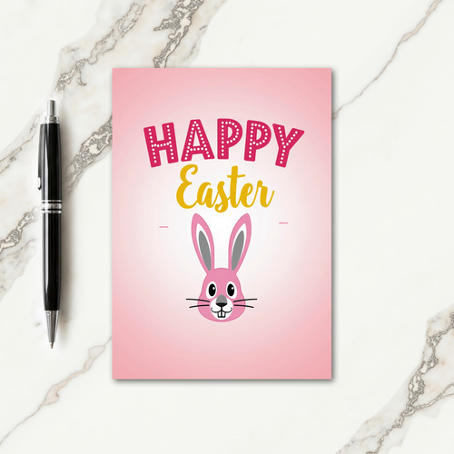 Happy Easter Bunny Fun Card