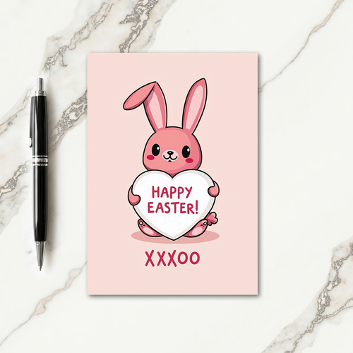 Happy Easter Bunny Love Card