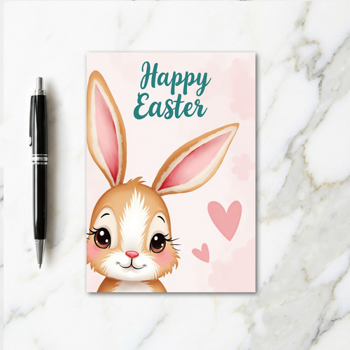 Happy Easter Bunny Picture Card