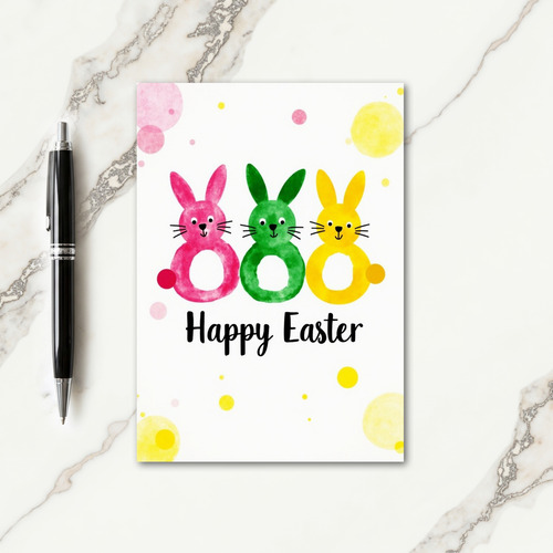 Happy Easter Critters Card